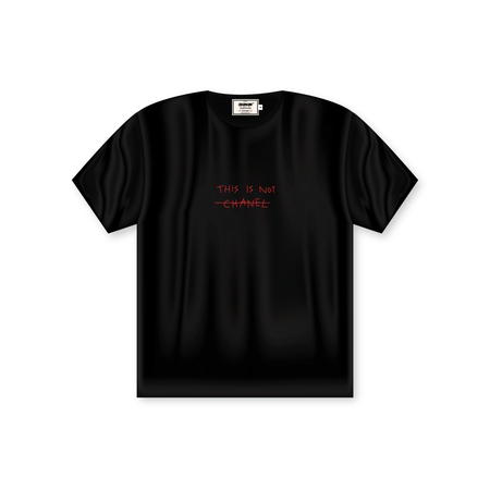 Buy This Is Not Chanel TEE | BLACK at Sasom – Authentic and Ready to Ship