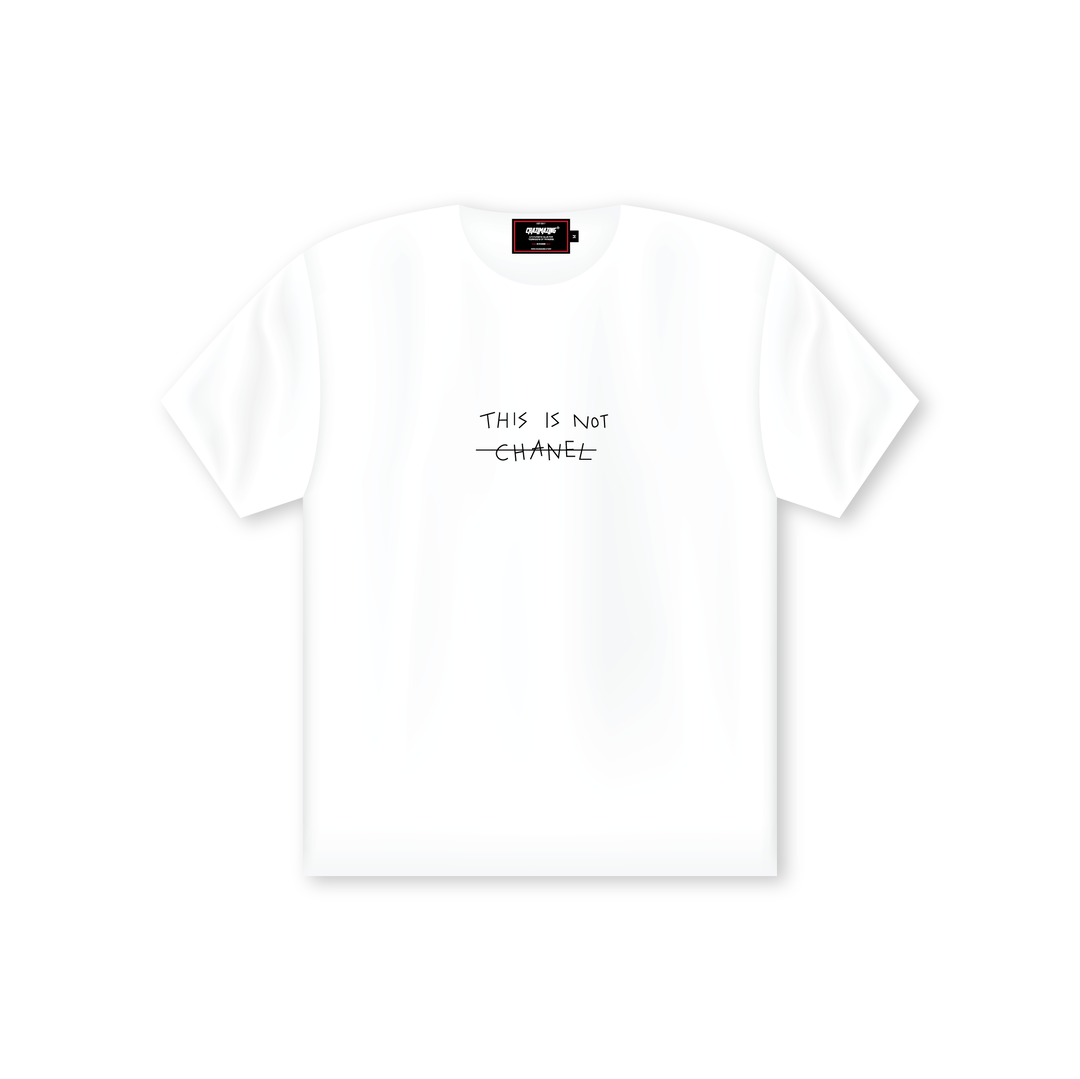 Crazimazing This Is Not Chanel TEE | WHITE