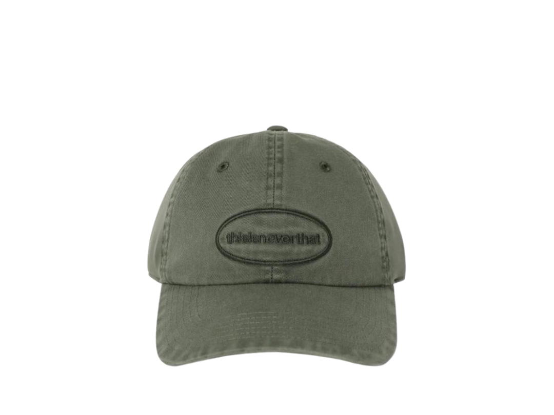 thisisneverthat thisisneverthat Overdyed E/T-Logo Cap Khaki OS