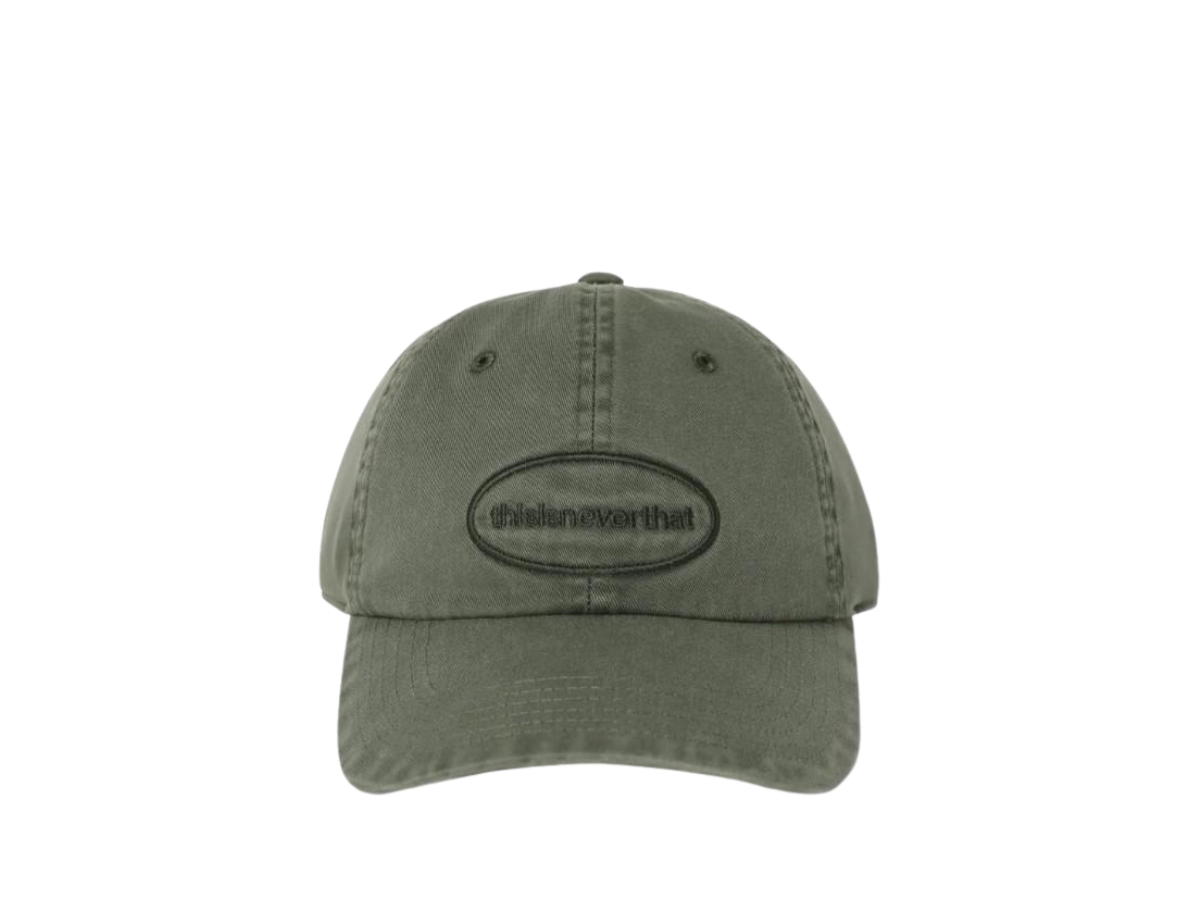 thisisneverthat thisisneverthat Overdyed E/T-Logo Cap Khaki OS