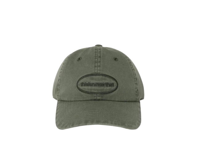 thisisneverthat thisisneverthat Overdyed E/T-Logo Cap Khaki OS - view 1