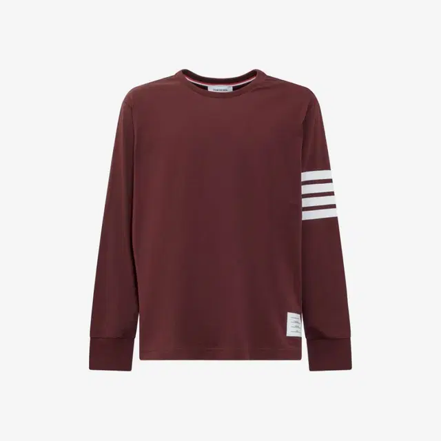 Thom Browne Thom Browne 4-Bar Long Sleeve Rugby T-Shirt Dark Red - view 1