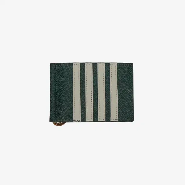 Thom Browne Thom Browne 4 bar Money Clip Wallet Dark Green - view 1