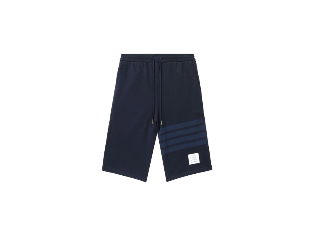 Thom Browne Thom Browne Classic Loopback 4-Bar Sweatshorts Navy