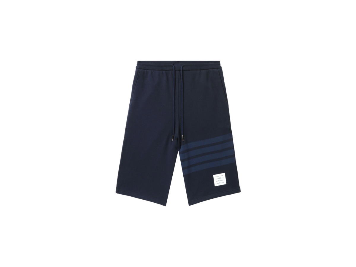 Thom Browne Thom Browne Classic Loopback 4-Bar Sweatshorts Navy
