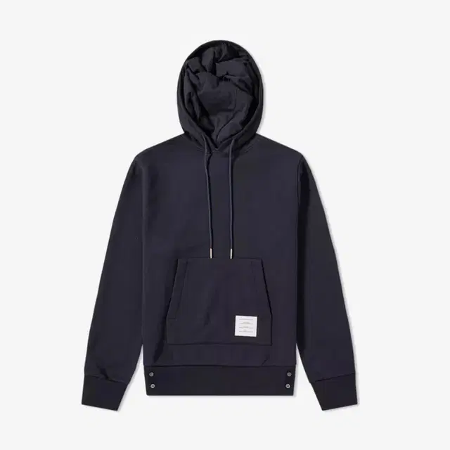 Thom Browne Thom Browne Loopback Jersey Knit Center Back Stripe Pullover Hoodie Navy - view 1