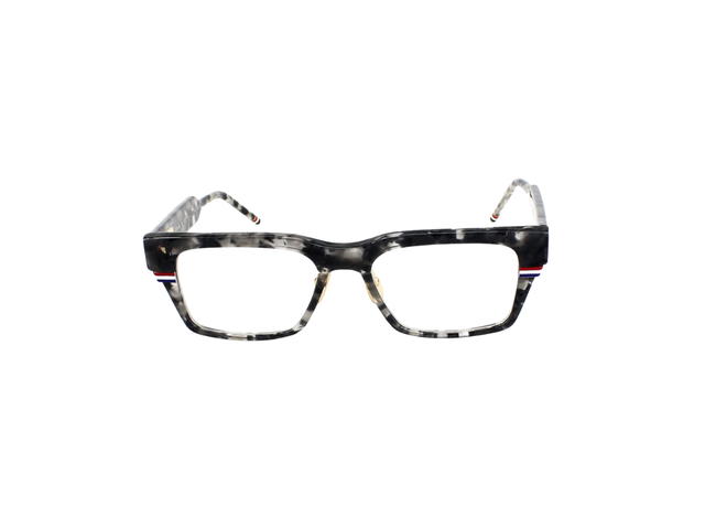 Thom Browne Thom Browne TBX714 Eyeglasses In Titanium Plastic With Demo Lens Grey - view 2