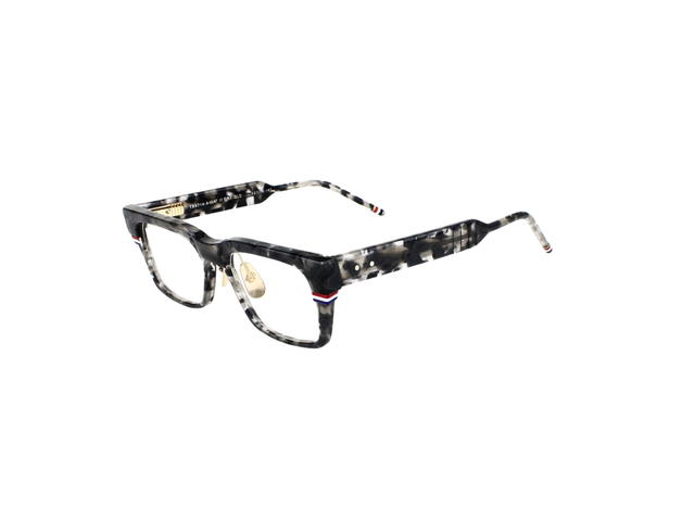 Thom Browne Thom Browne TBX714 Eyeglasses In Titanium Plastic With Demo Lens Grey - view 3