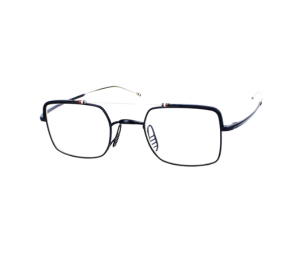 Buy Thom Browne TBX909 Eyeglasses In Titanium With Demo Lens Silver Navy at Sasom – Authentic and Ready to Ship