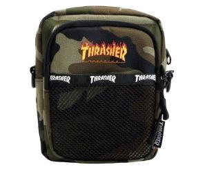 Buy THRASHER FLAME MESH SHOULDER BAG Camo at Sasom – Authentic and Ready to Ship