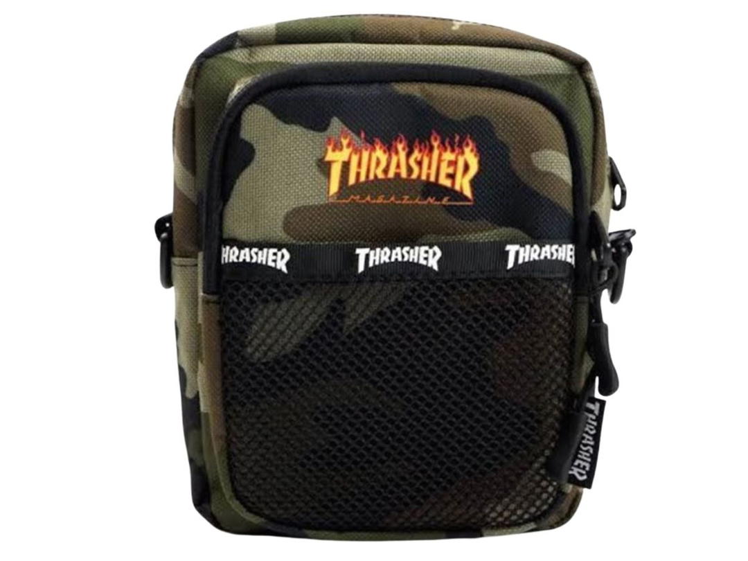 Thrasher THRASHER FLAME MESH SHOULDER BAG Camo