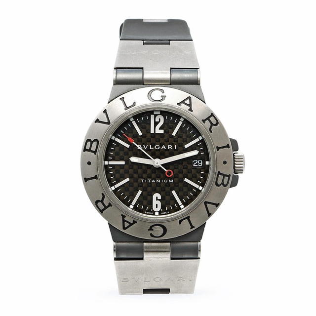 Bvlgari Bulgari Diagono TI38TA Titanium Carbon Fiber Automatic 38mm Unisex Watch - view 1