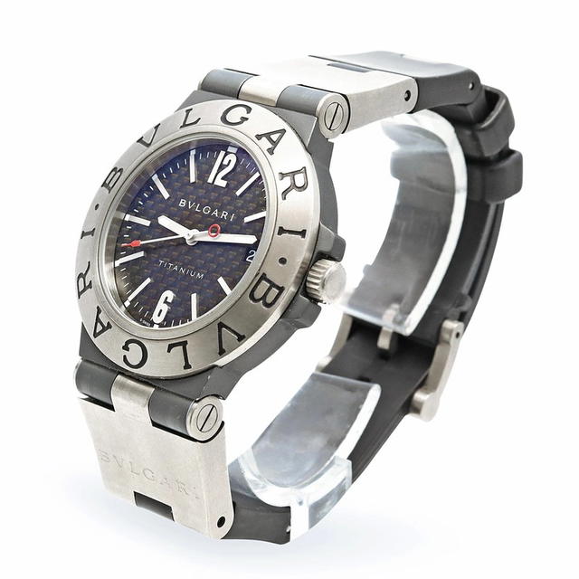 Bvlgari Bulgari Diagono TI38TA Titanium Carbon Fiber Automatic 38mm Unisex Watch - view 2
