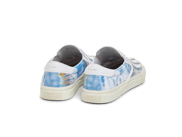 AMIRI AMIRI Tie Dye Skel Toe Slip On Green Tie Dye / White - view 2