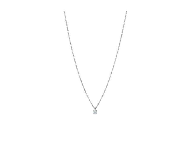 Tiffany & Co. Tiffany & Co. Tiffany Solitaire Diamond Pendant In Platinum With A Round Brilliant Diamond - view 1