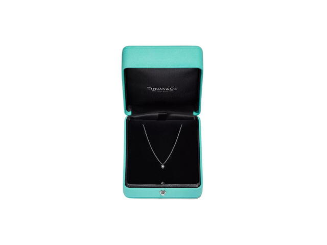 Tiffany & Co. Tiffany & Co. Tiffany Solitaire Diamond Pendant In Platinum With A Round Brilliant Diamond - view 3