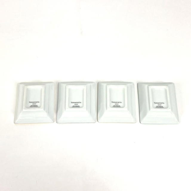 Tiffany & Co. TIFFANY&Co. Ashtray Small plate Vid Pochette Set of 4 decor Unused - view 3