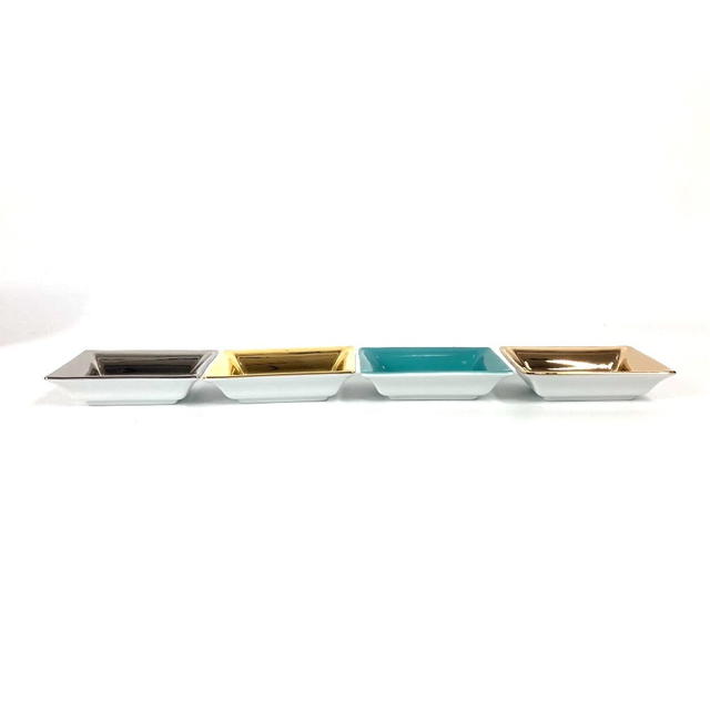 Tiffany & Co. TIFFANY&Co. Ashtray Small plate Vid Pochette Set of 4 decor Unused - view 4