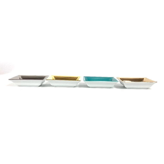 Tiffany & Co. TIFFANY&Co. Ashtray Small plate Vid Pochette Set of 4 decor Unused - view 5