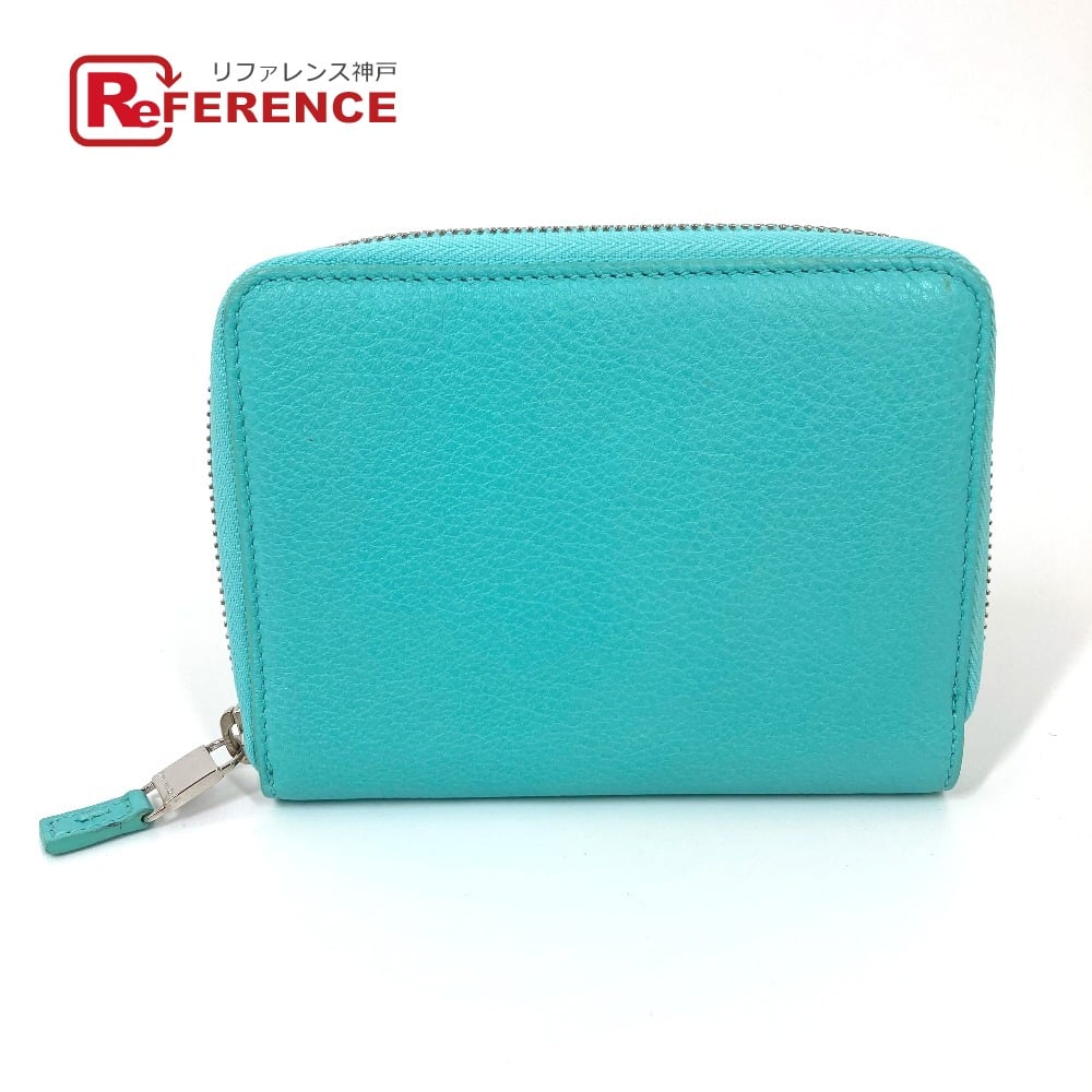Tiffany & Co. TIFFANY&Co. Business card holder Billfold Bi-fold pouch Multi case Card Case
