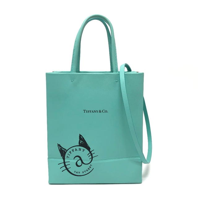 Tiffany & Co. TIFFANY&Co. Cat street Small Shopping Tote 2WAY Hand Bag Shoulder Bag - view 2