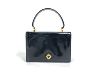 Buy TIFFANY&Co. Circle logo vintage Hand Bag Patent Leather Black at Sasom – Authentic and Ready to Ship