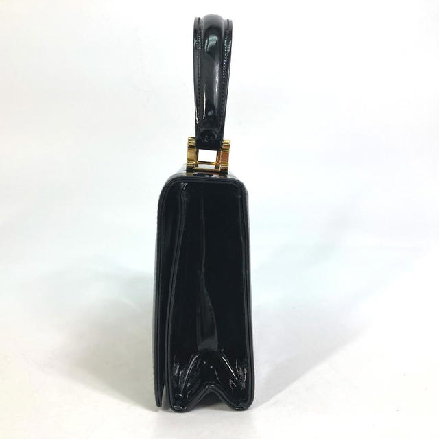 Tiffany & Co. TIFFANY&Co. Circle logo vintage Hand Bag Patent Leather Black - view 3