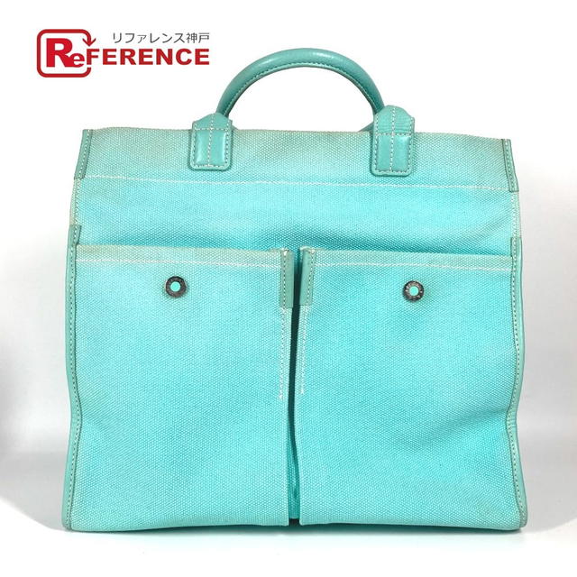 Tiffany & Co. TIFFANY&Co. Hand Bag Jitney 2WAY Bag Shoulder Bag Crossbody Tote Bag Canvas blue - view 1