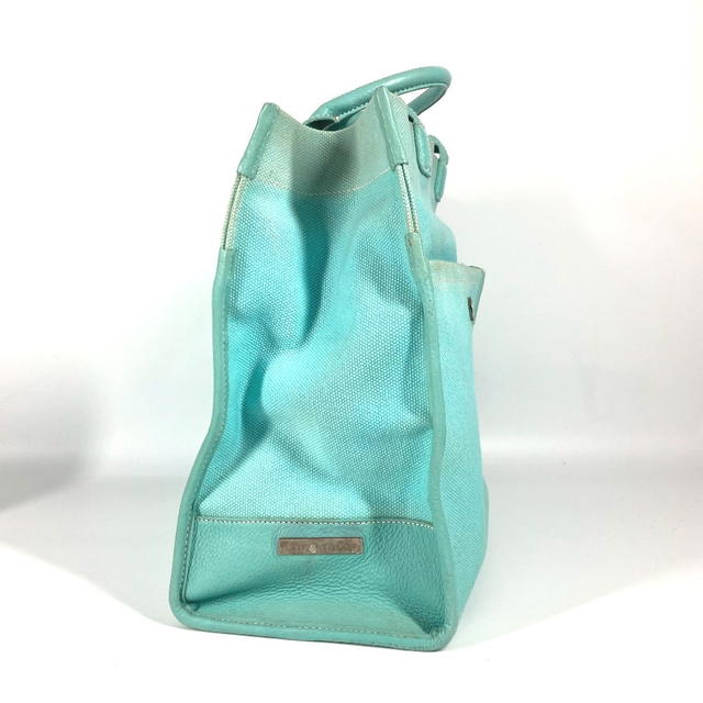 Tiffany & Co. TIFFANY&Co. Hand Bag Jitney 2WAY Bag Shoulder Bag Crossbody Tote Bag Canvas blue - view 4