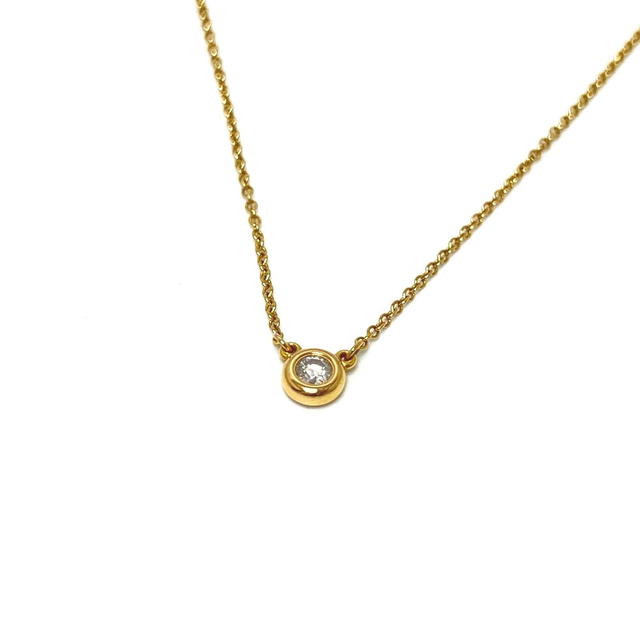Tiffany & Co. TIFFANY&Co. K18PG By the Yard 1PD D0.10ct Accessories Necklace - view 2