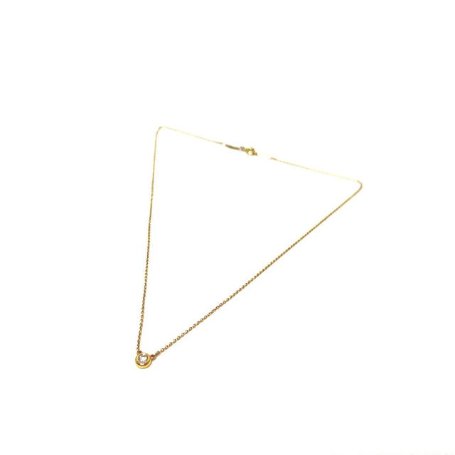 Tiffany & Co. TIFFANY&Co. K18PG By the Yard 1PD D0.10ct Accessories Necklace - view 3