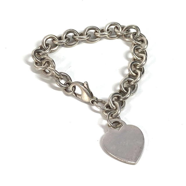 Tiffany & Co. TIFFANY&Co. logo accessories Return to heart Chain Bracelet SV925 Silver - view 2