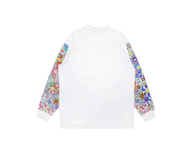 Takashi Murakami Takashi Murakami Flowers on Sleeve T-Shirts White - view 2