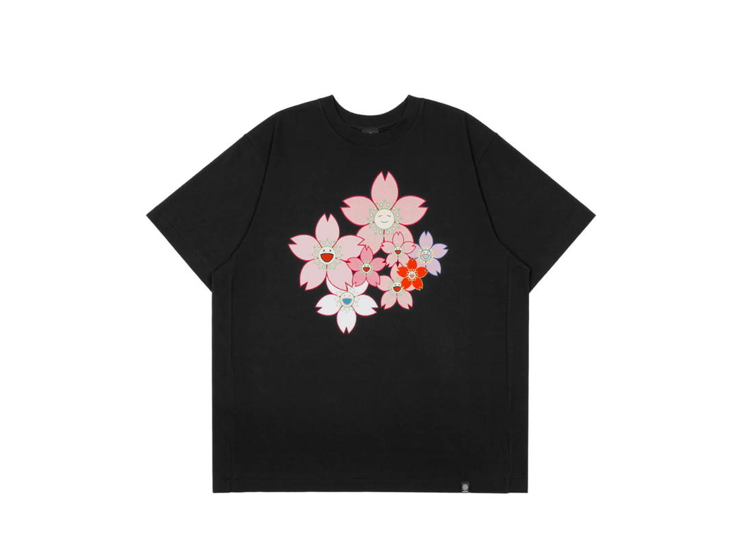 Takashi Murakami Takashi Murakami Murakami Cherry Blossoms Nap Time Sakura T-Shirt Black