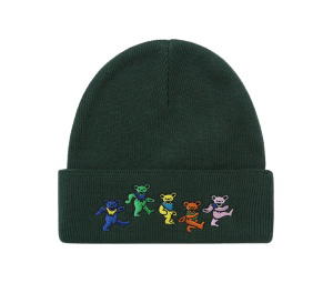 Buy thisisneverthat GD Dancing Bears Beanie Dark Green at Sasom – Authentic and Ready to Ship