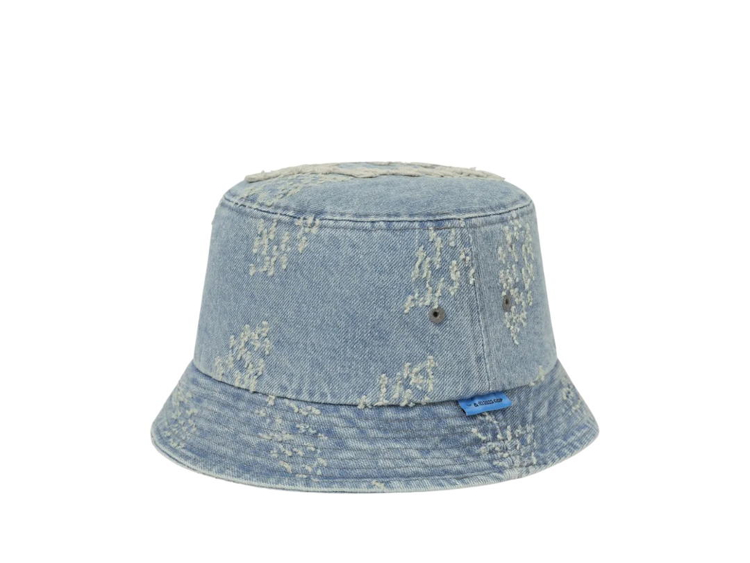 thisisneverthat thisisneverthat GD Lightning Denim Bucket Hat Washed Blue
