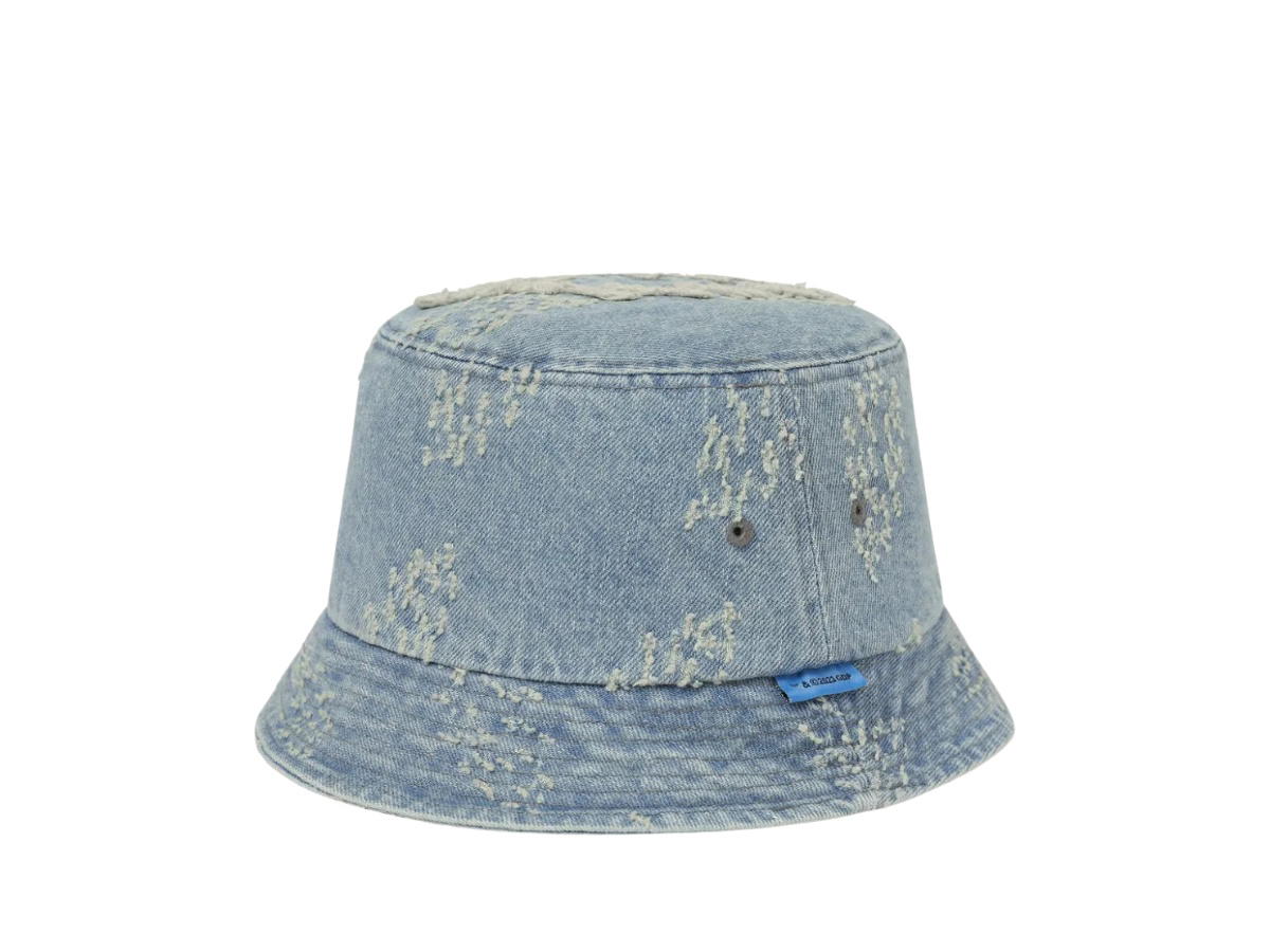 thisisneverthat thisisneverthat GD Lightning Denim Bucket Hat Washed Blue