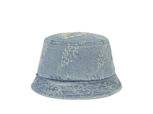 thisisneverthat thisisneverthat GD Lightning Denim Bucket Hat Washed Blue - view 3