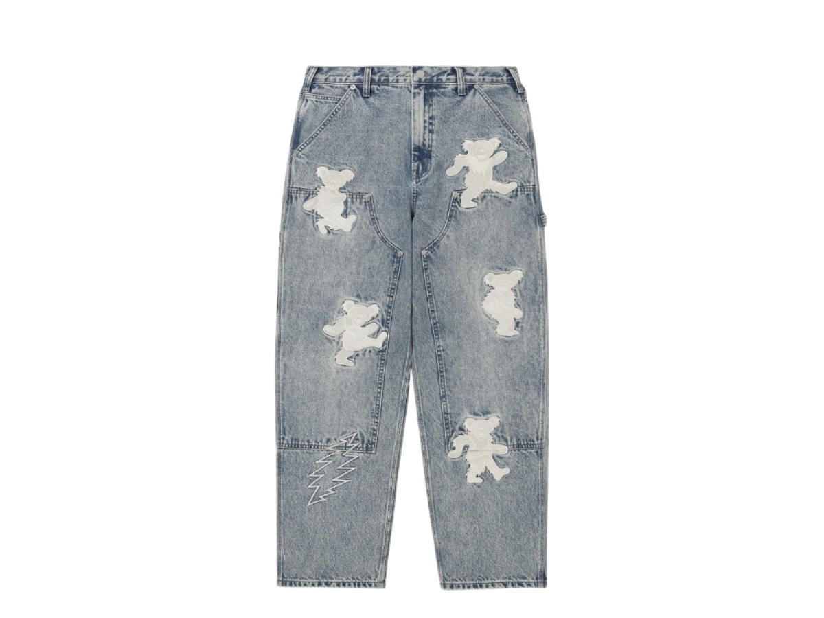 thisisneverthat thisisneverthat GD Lightning Double Knee Pant Washed Blue