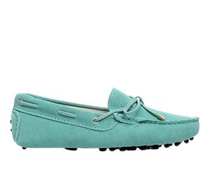Buy Tod’s Classic Suede Bow Tie Penny Loafers Light Green Bowtie at Sasom – Authentic and Ready to Ship
