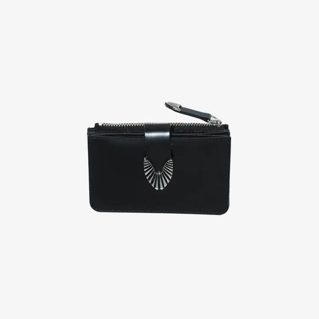 Toga Toga Archives Leather Wallet Small Black