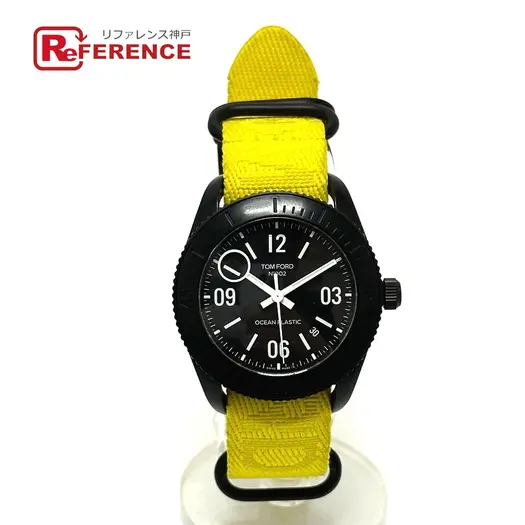 Buy TOM FORD No.002 Ocean Plastic Sports Timepiece Automatic Wristwatch SS Black at Sasom – Authentic and Ready to Ship