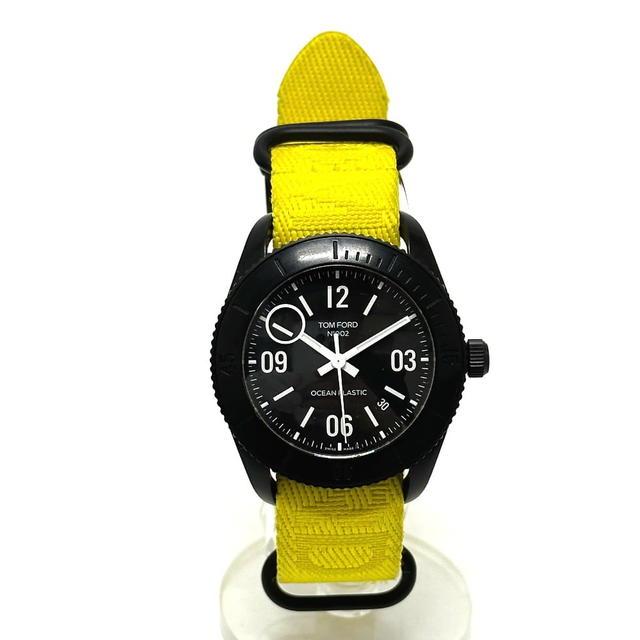 Tom Ford TOM FORD No.002 Ocean Plastic Sports Timepiece Automatic Wristwatch SS Black - view 2