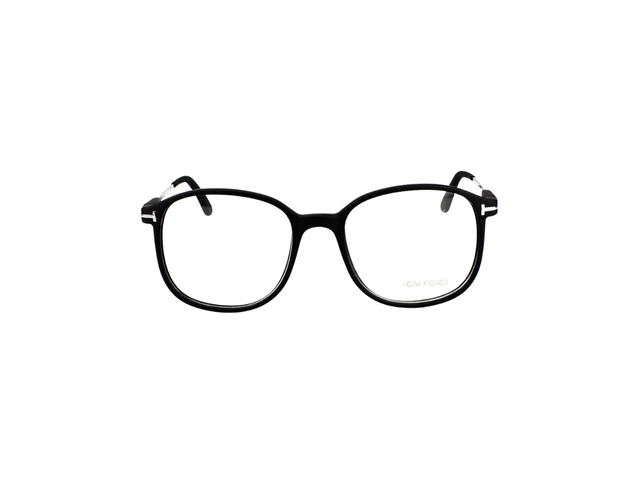 Tom Ford Tom Ford TF5238 Eyeglasses In Plastic Metal With Demo Lens Silver Black - view 2