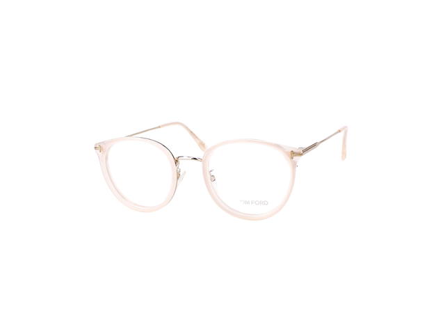 Tom Ford Tom Ford TF5567 Eyeglasses In Plastic Metal With Demo Lens Gold - view 1