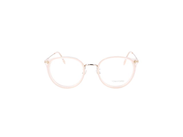 Tom Ford Tom Ford TF5567 Eyeglasses In Plastic Metal With Demo Lens Gold - view 2