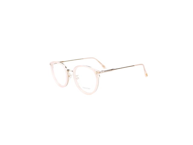 Tom Ford Tom Ford TF5567 Eyeglasses In Plastic Metal With Demo Lens Gold - view 3