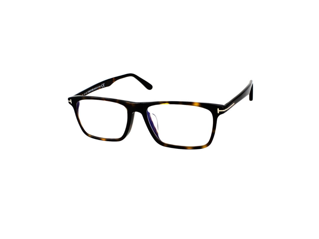 Tom Ford Tom Ford TF5681 Eyeglasses In Plastic With Demo Lens Dark Havana