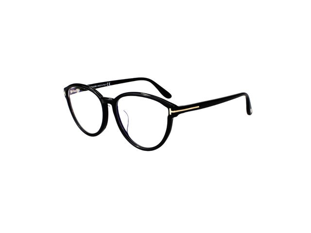 Tom Ford Tom Ford TF5706 Eyeglasses In Plastic With Demo Lens Black - view 3