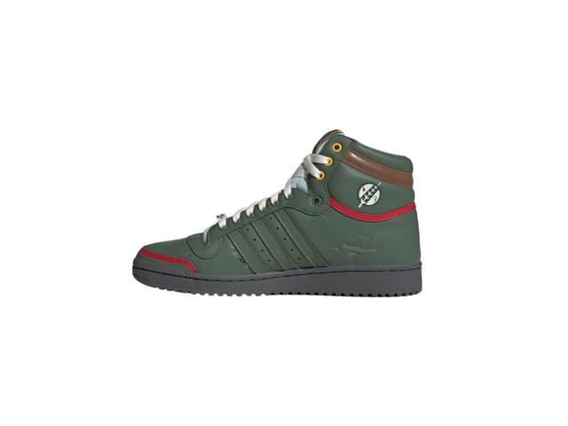 adidas TOP TEN HI STAR WARS BOBA FETT SHOES - view 2
